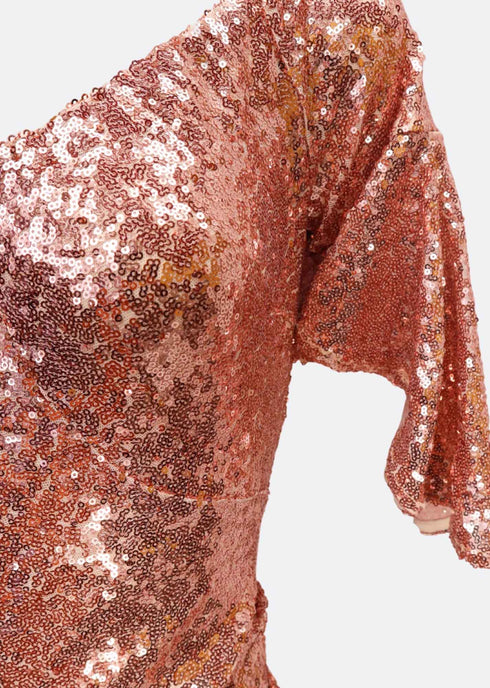 Metamorphosis Sequin Gown